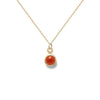 Zodiac Birthstone Necklace (Cancer) Solid Gold 14 ct