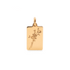 Chloris Flower Tag Pendant