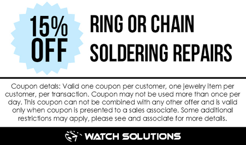 Ring and Chain Soldering Coupon