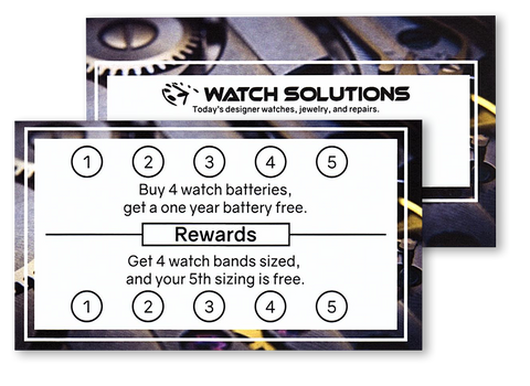 Watch Solutions Reward Cards