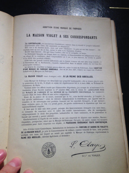 Manifeste signé par Louis Claye 