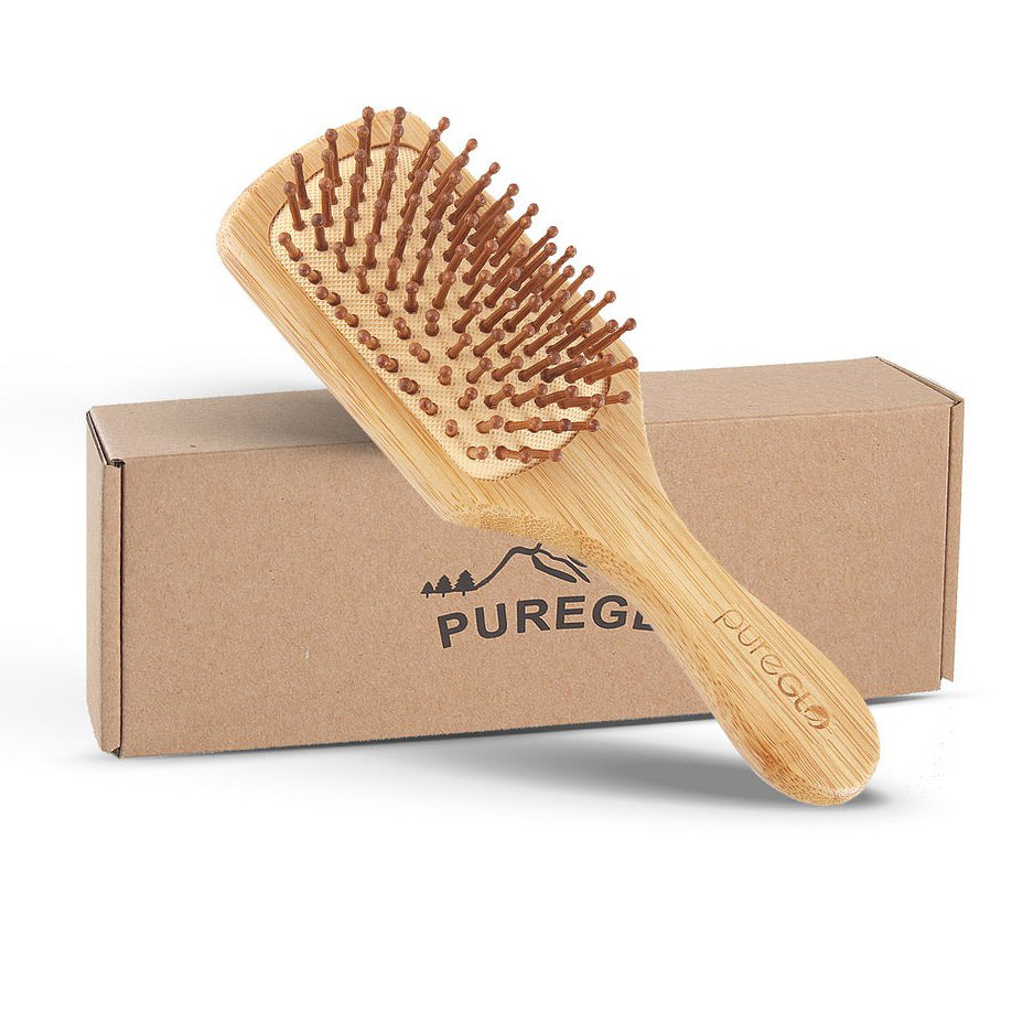 how to clean paddle hair brush