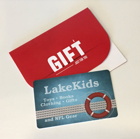 Everyone Loves Lake Kids Gift Cards