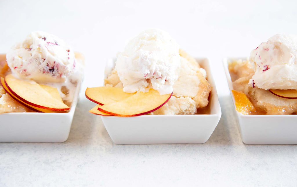 Skillet Peach Cobbler Recipe | Health-Ade Kombucha