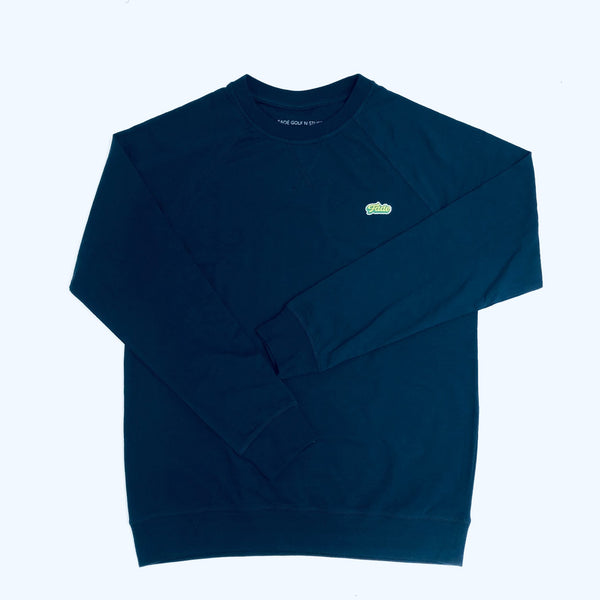 FADE RETRO LOGO CREW-NAVY GREEN GOLD