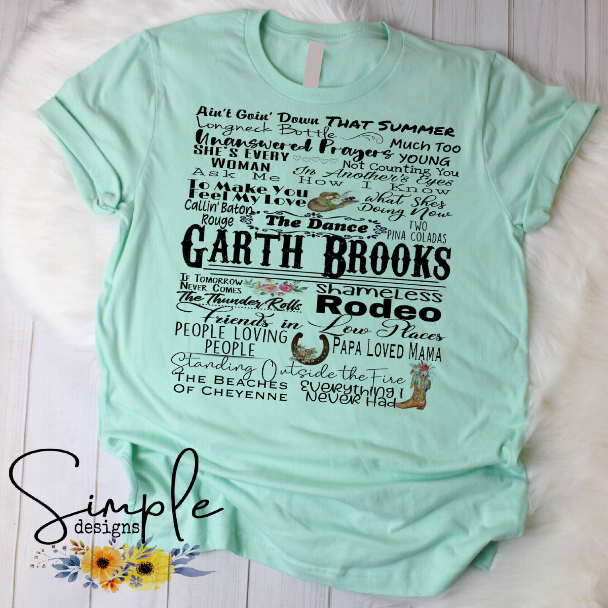 garth brooks tour shirt