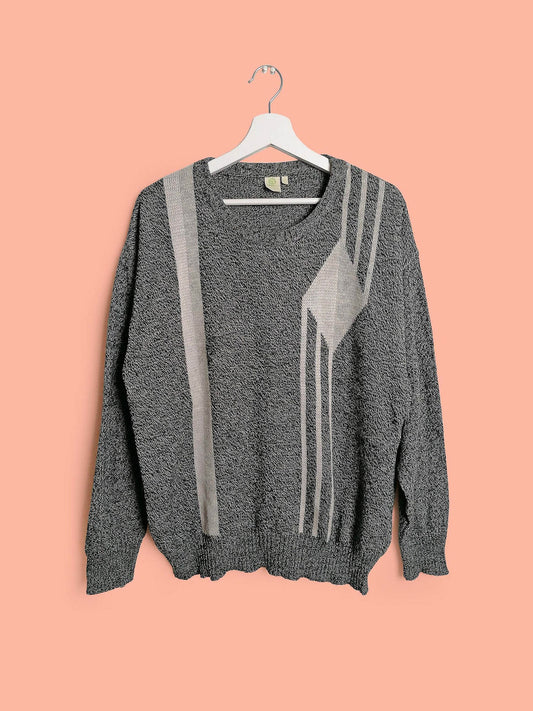 80's Retro Pattern Unisex Sweater - size M-L