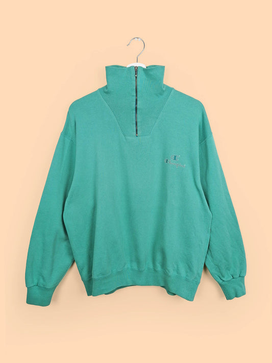 90's CHAMPION Quarter Zip Sweatshirt - size S-L