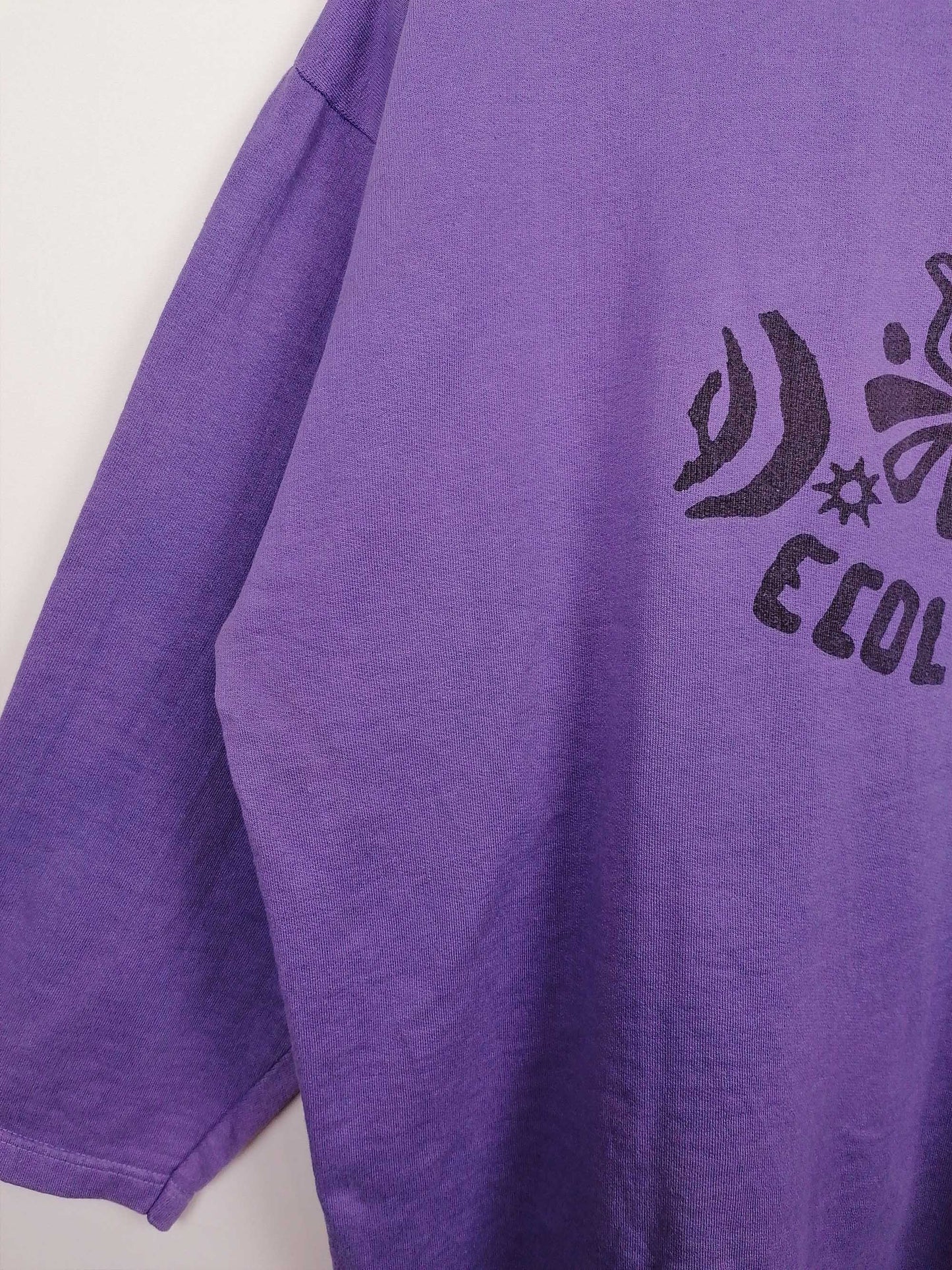 "Ecologie" Faded 80's Sweatshirt - size L