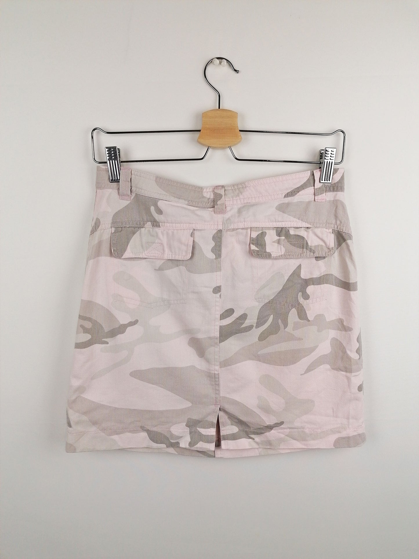 Y2K Mini Skirt Camo Pastel - size M
