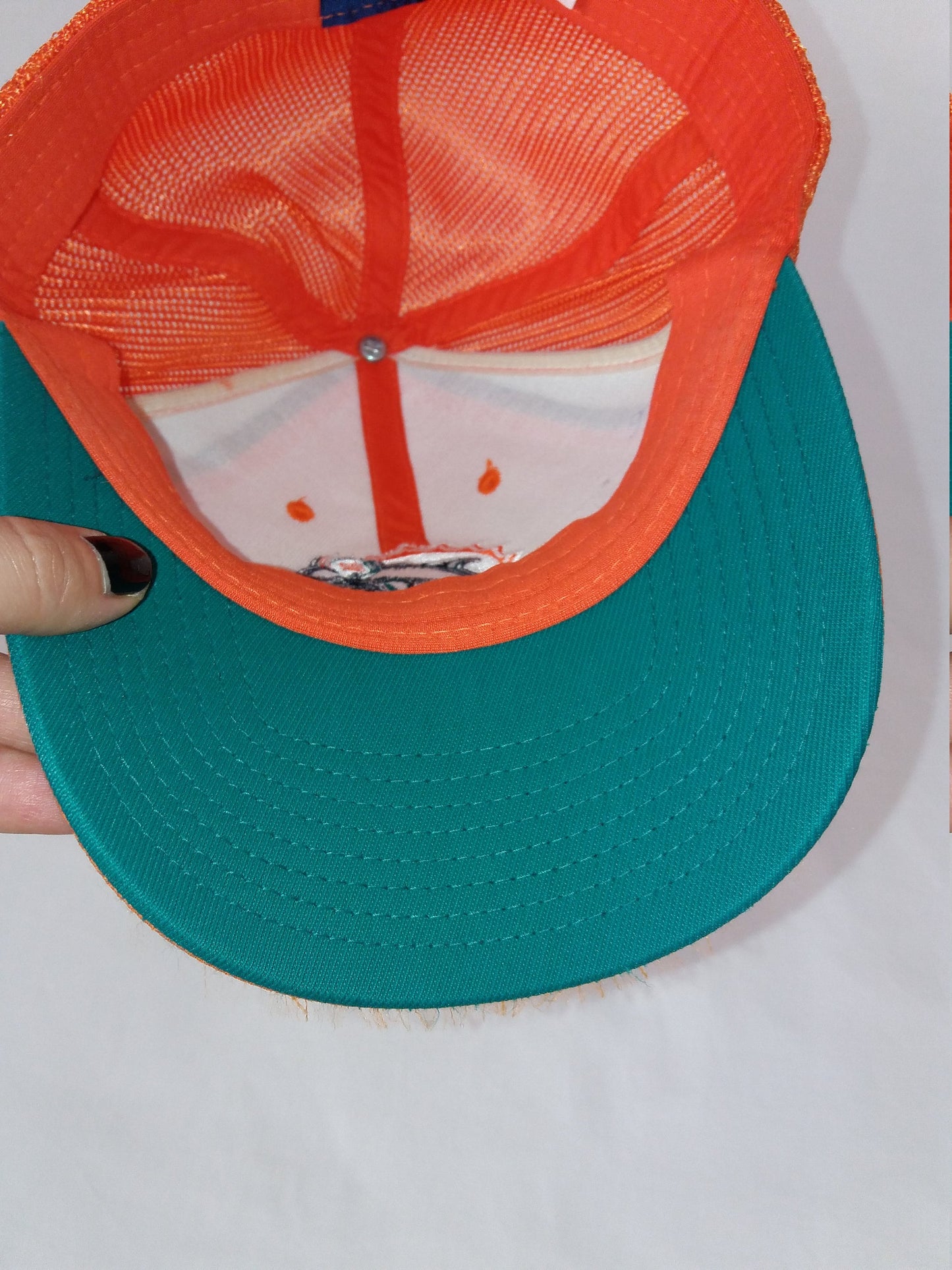 REEBOK Miami Dolphins NFL Football Baseball Hat - size L/XL