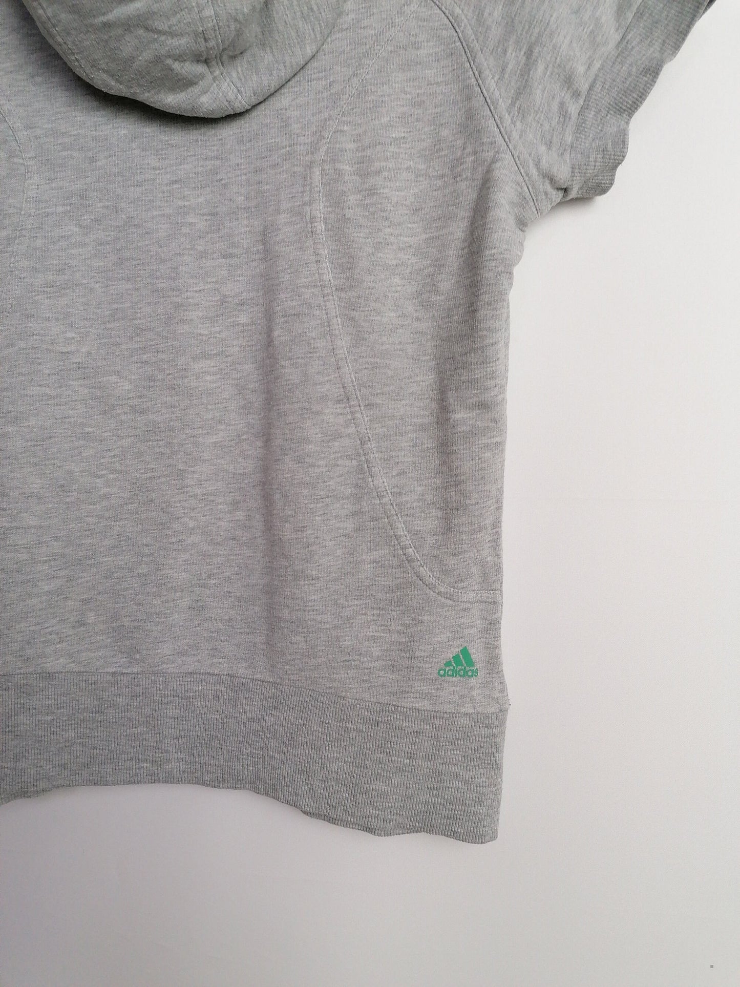ADIDAS Short Sleeve Hoodie T-shirt ~ size XS- S