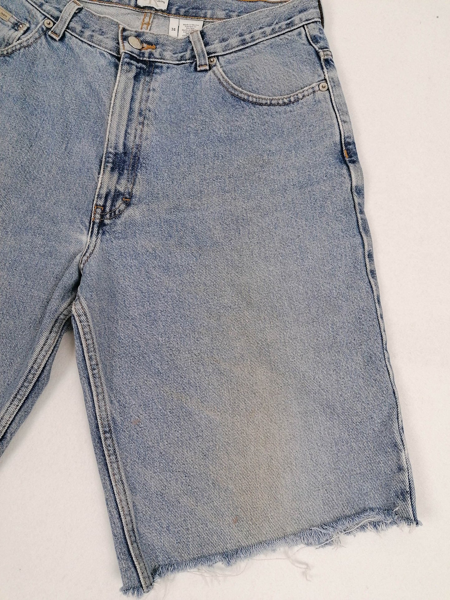 90's CK Jeans Cut-off Shorts ~ W 34