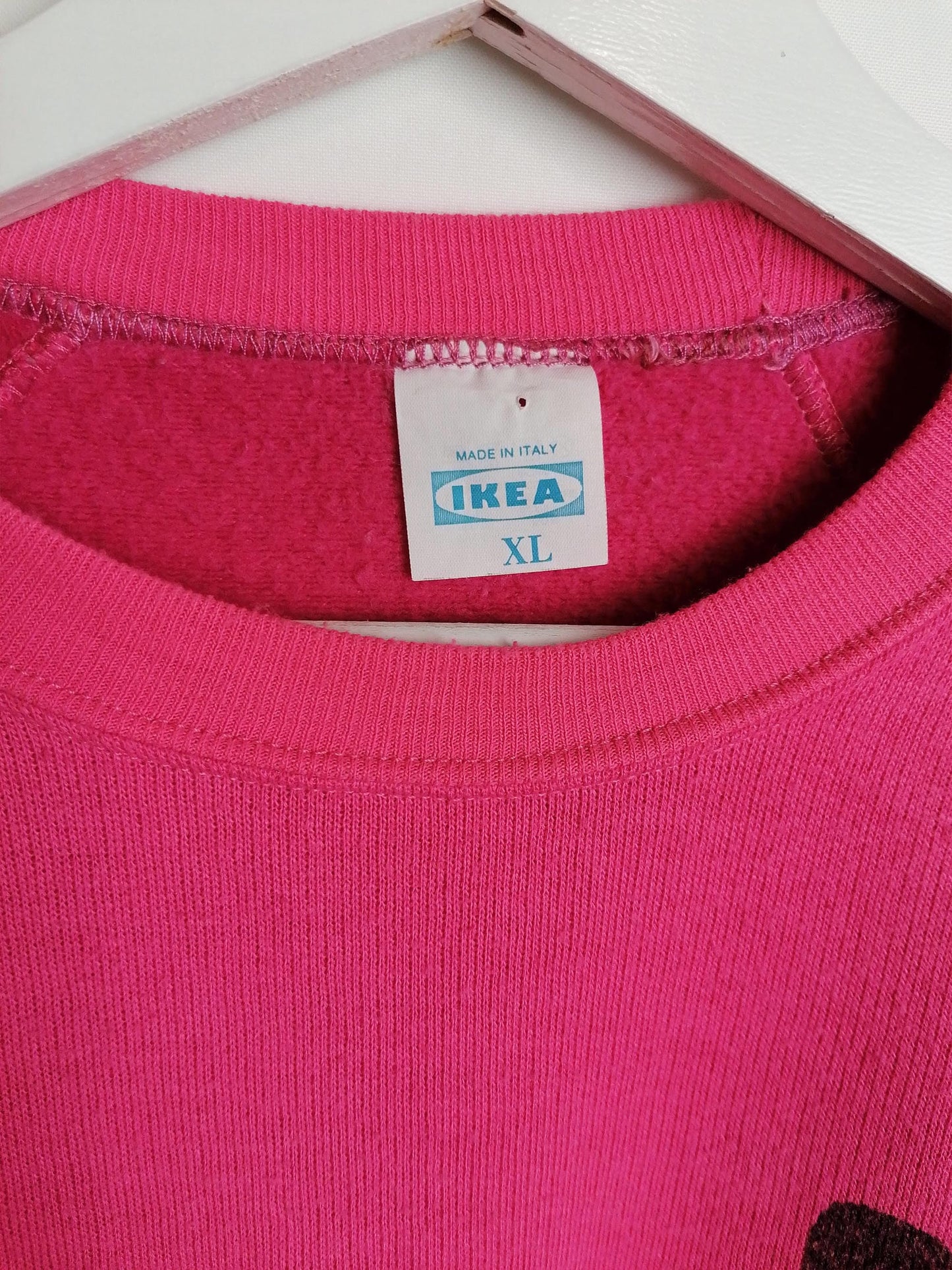 *Rare* 80's IKEA Pink Sweatshirt - size L-XL