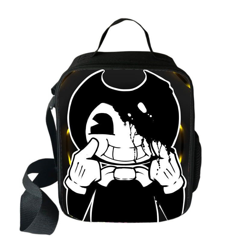 bendy and the ink machine backpack and lunch box