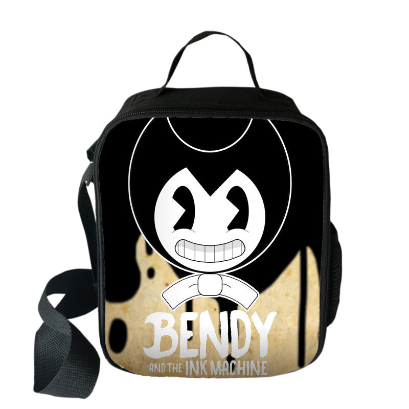 bendy and the ink machine backpack and lunch box