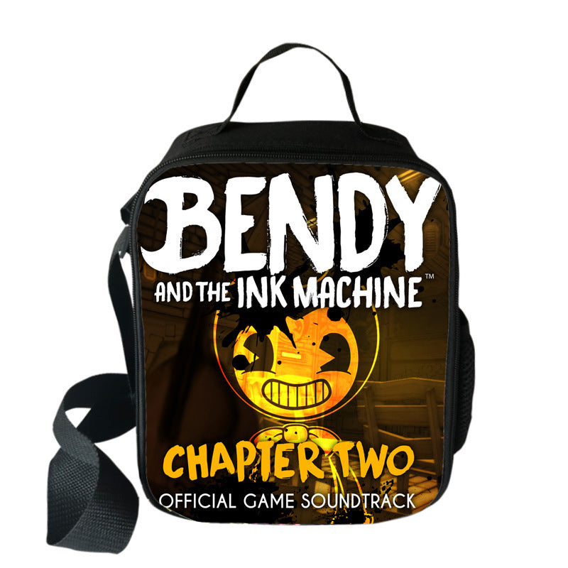 bendy and the ink machine backpack and lunch box