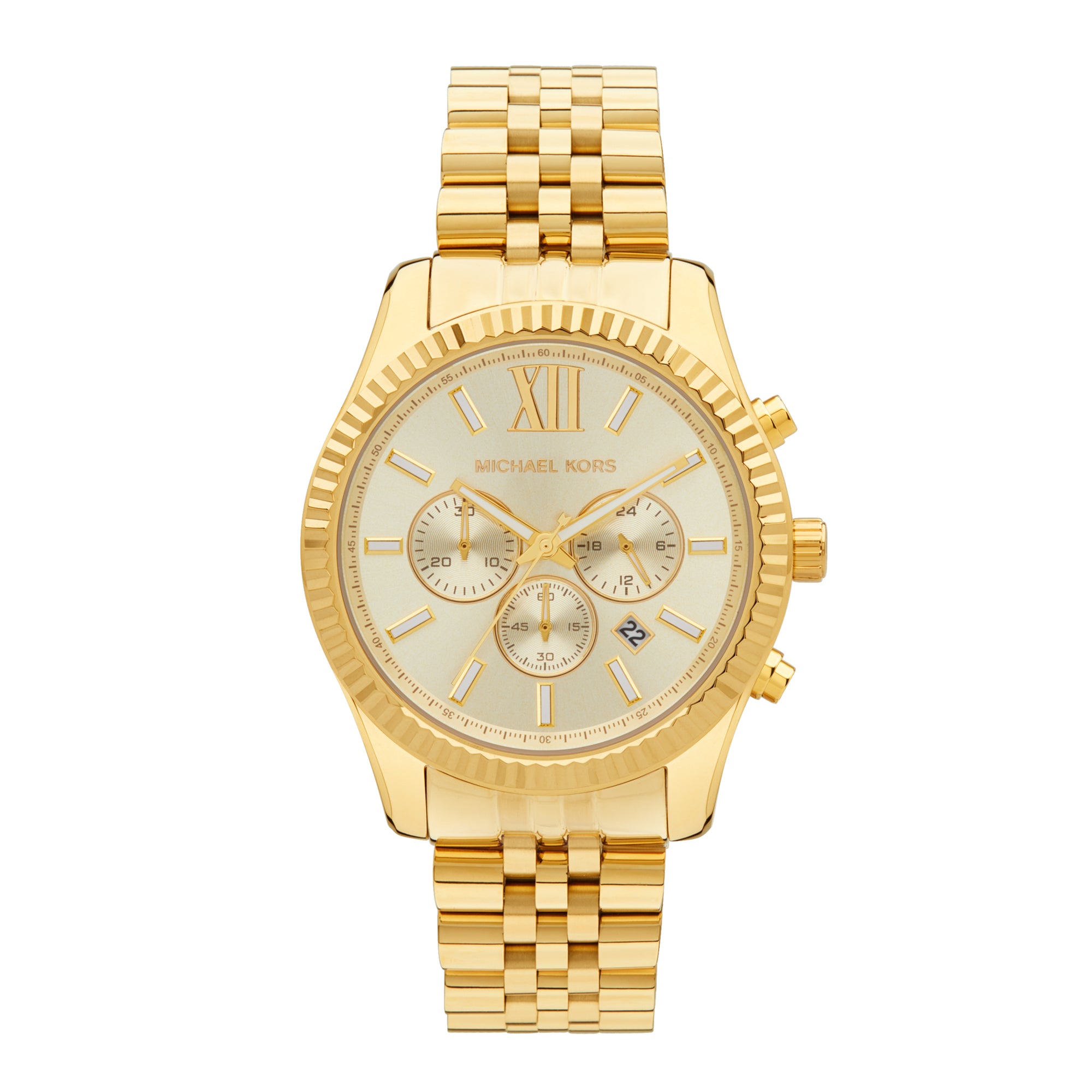 Michael Kors Chronograph Watch MK8281 - Gold | STORE
