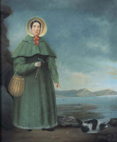 portrait of paleontologist Mary Anning