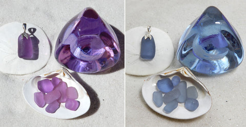 Blue and Purple Neodymium Glass