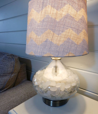 sea glass lamp