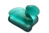 teal beach glass