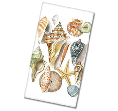 sea shell dish towel