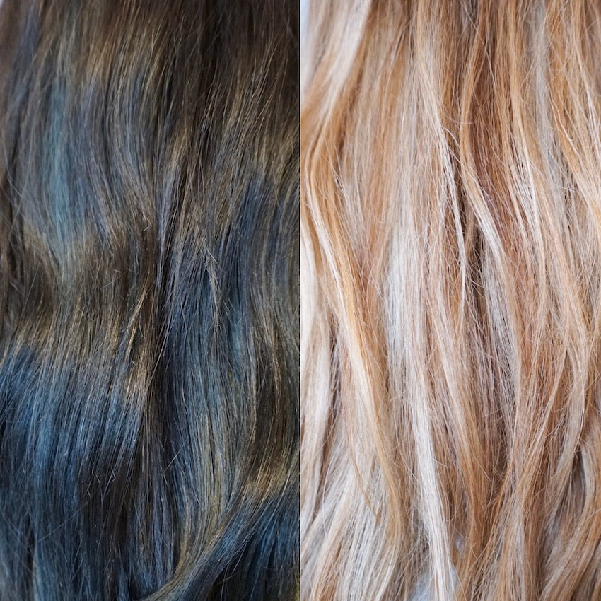 Black to Boho hair transformation