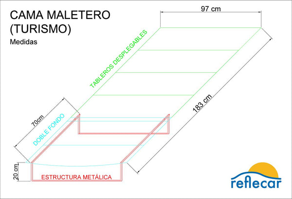 Cama maletero TURISMO