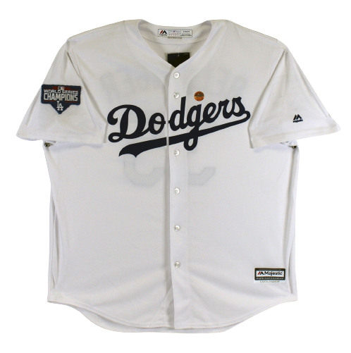Cody Bellinger Los Angeles Dodgers White Majestic Cool Base Jersey A8 Ultimate Autographs