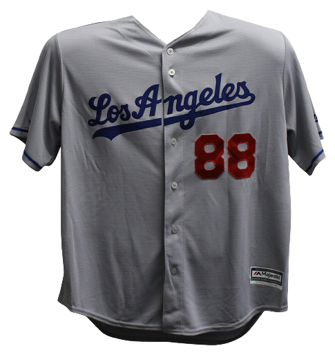 Vin Scully Los Angeles Dodgers Signed Majestic Grey Xl Jersey 26016 P Ultimate Autographs