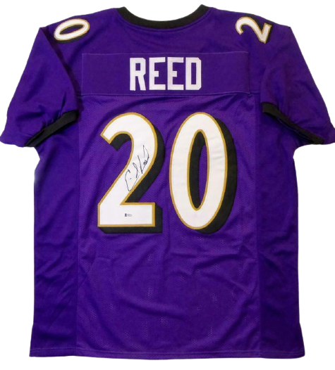 Ed Reed Baltimore Ravens Signed Purple Pro Style Jersey (BAS COA)