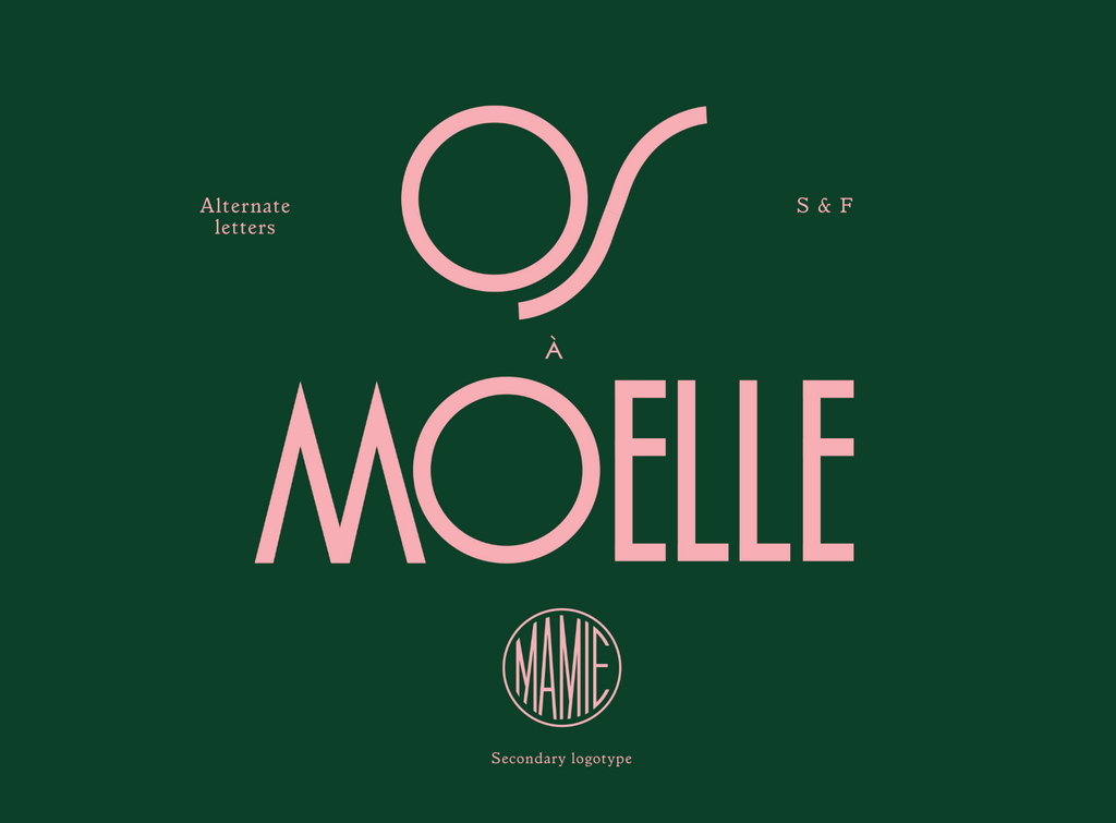 Typografie and Monogram | Mamie Restaurant 