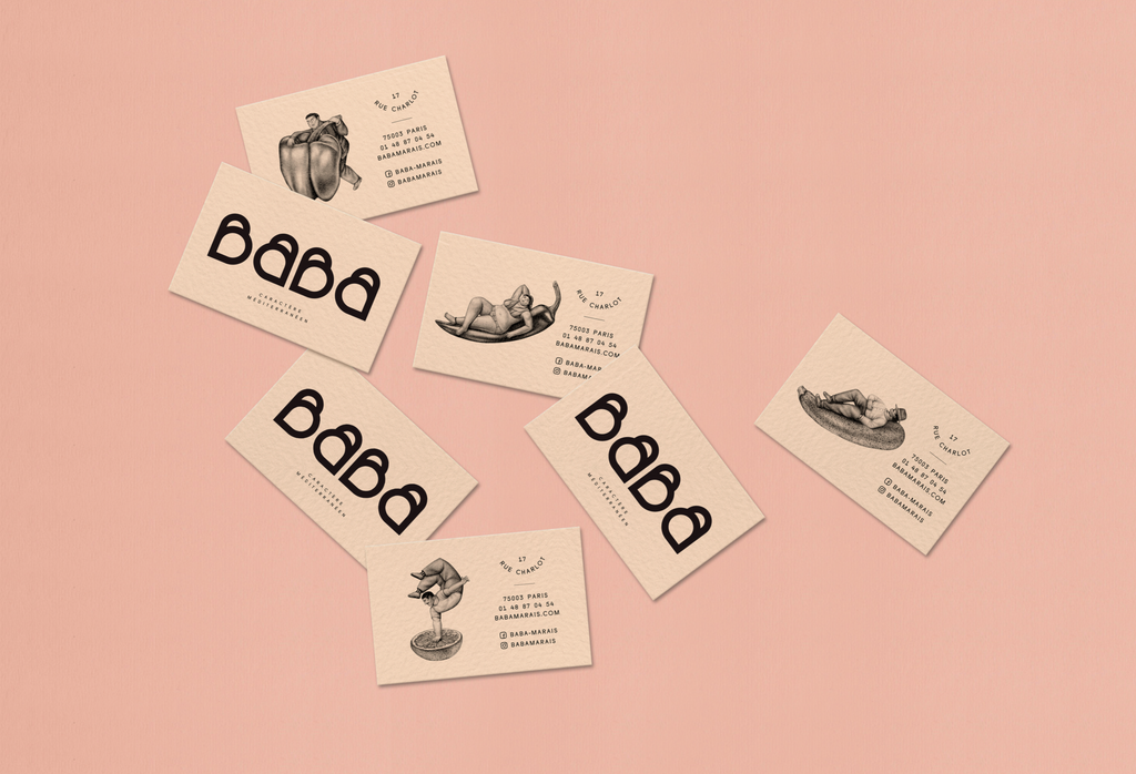 baba business card design