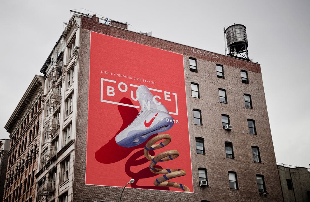 Nike billboard graphic design
