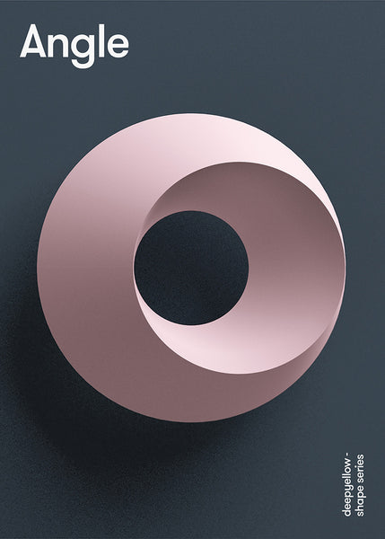 3d circle poster 