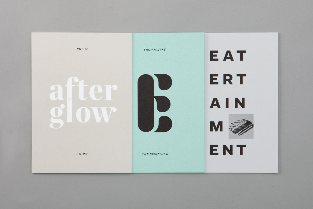 brochure layout & typography