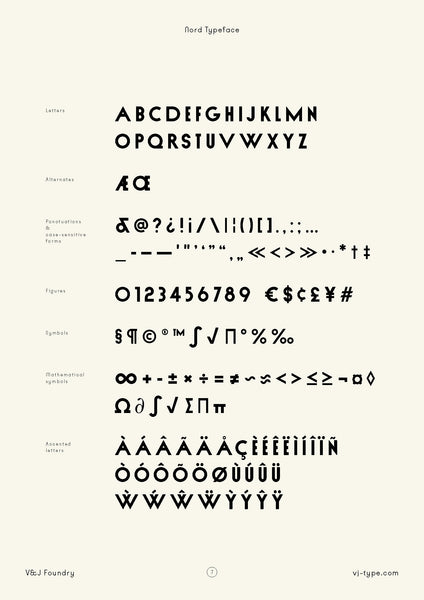 nord typography design