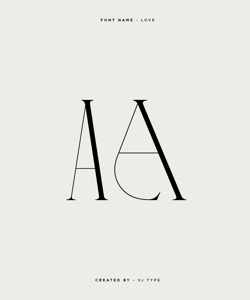 Creative font design | VJ Type