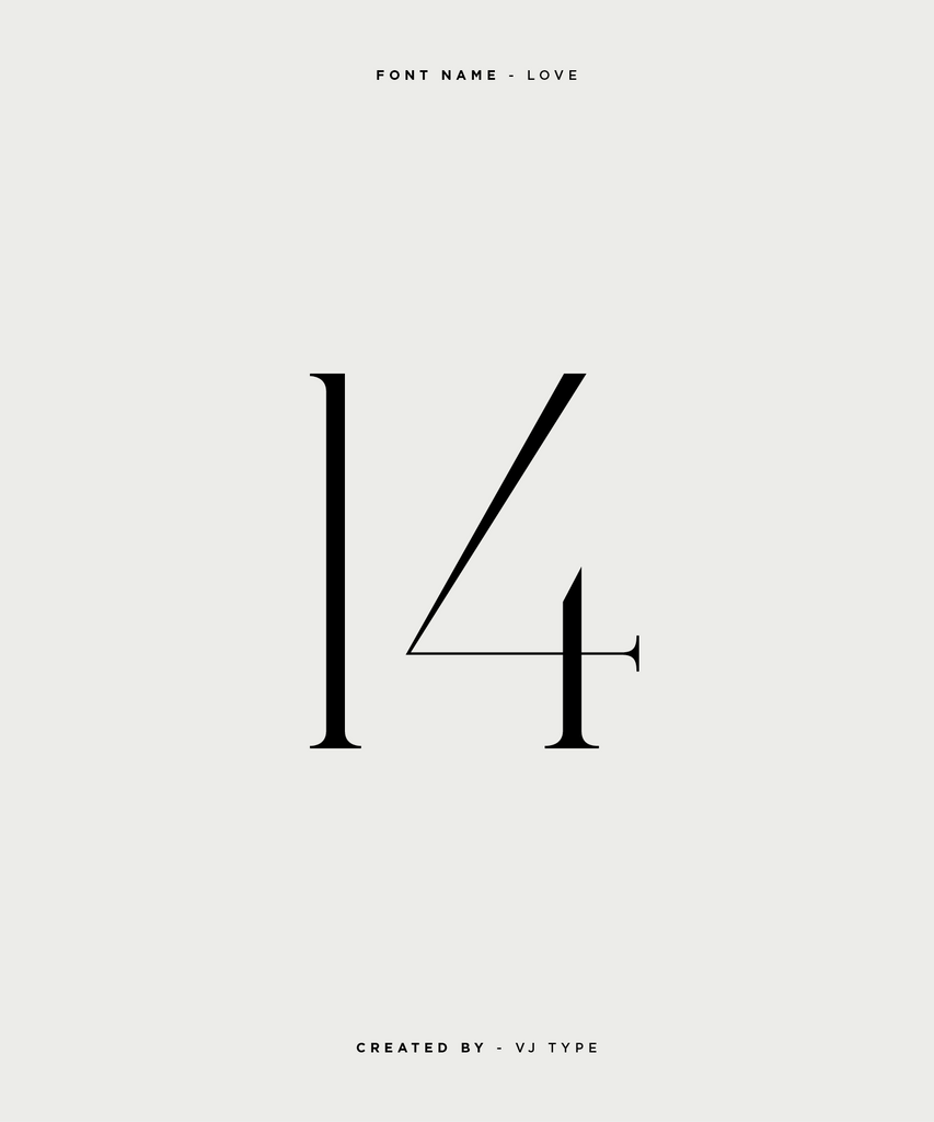 Modern Letters | Design By VJ Type