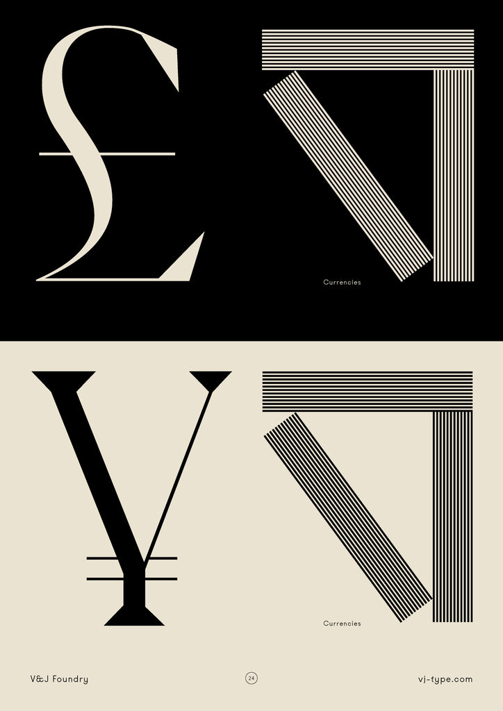 Font typography design