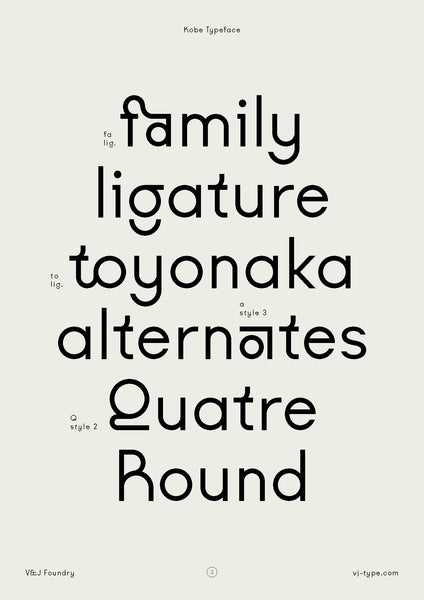 Kobe font family