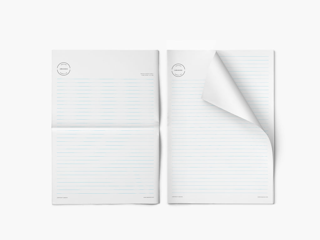 Printable lined paper