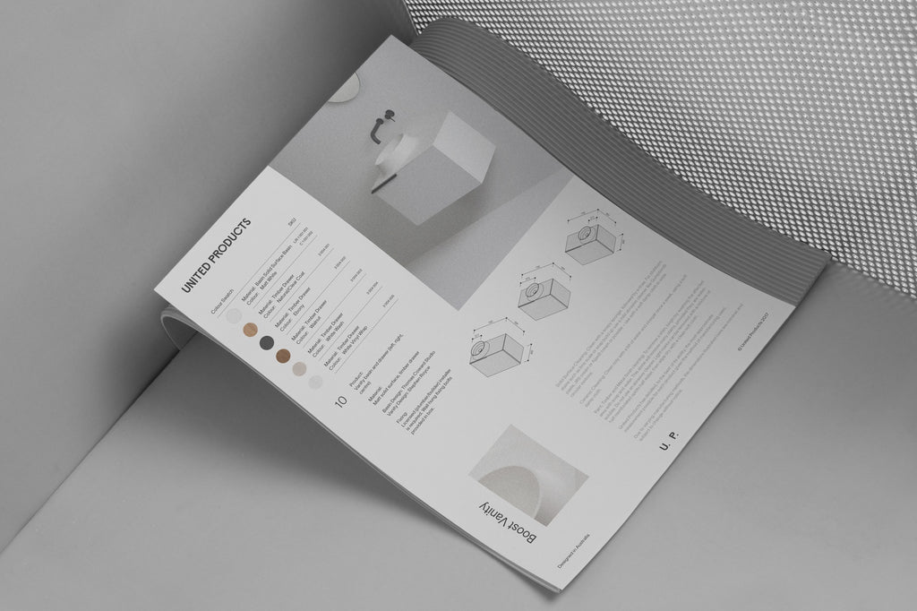 minimal pamphlet layout | graphic design by SP-GD