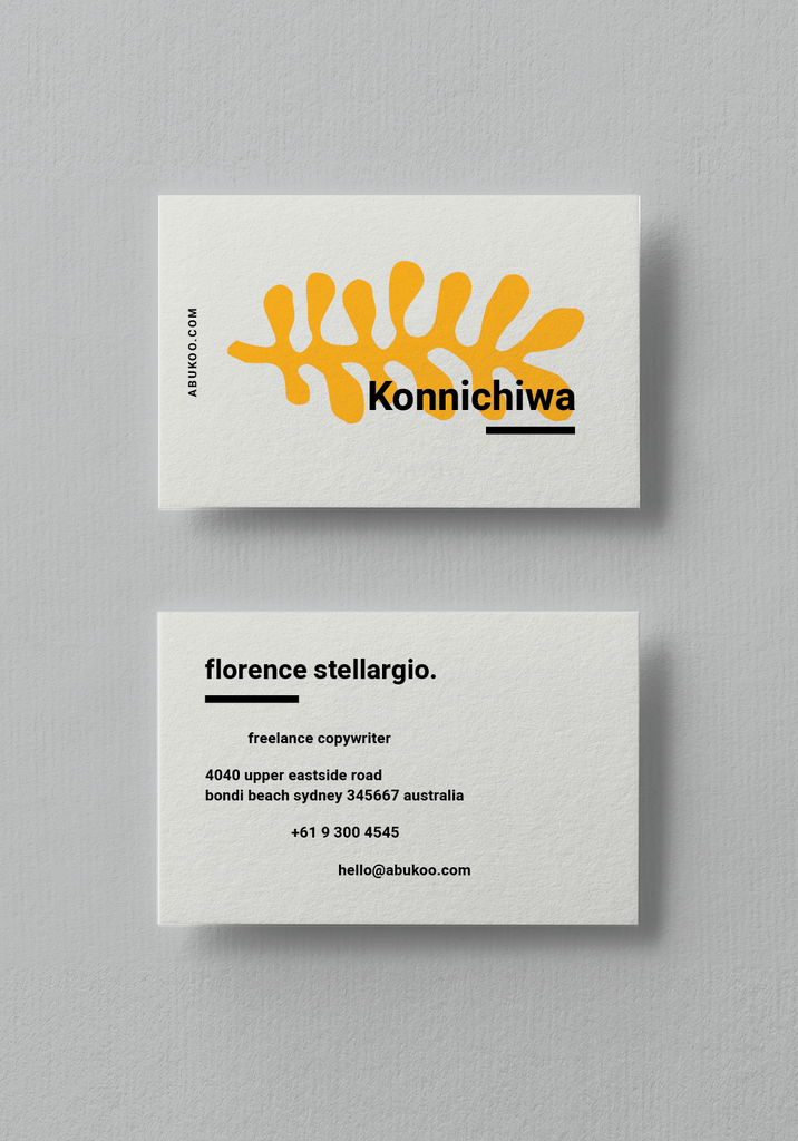 Business Card Design Template