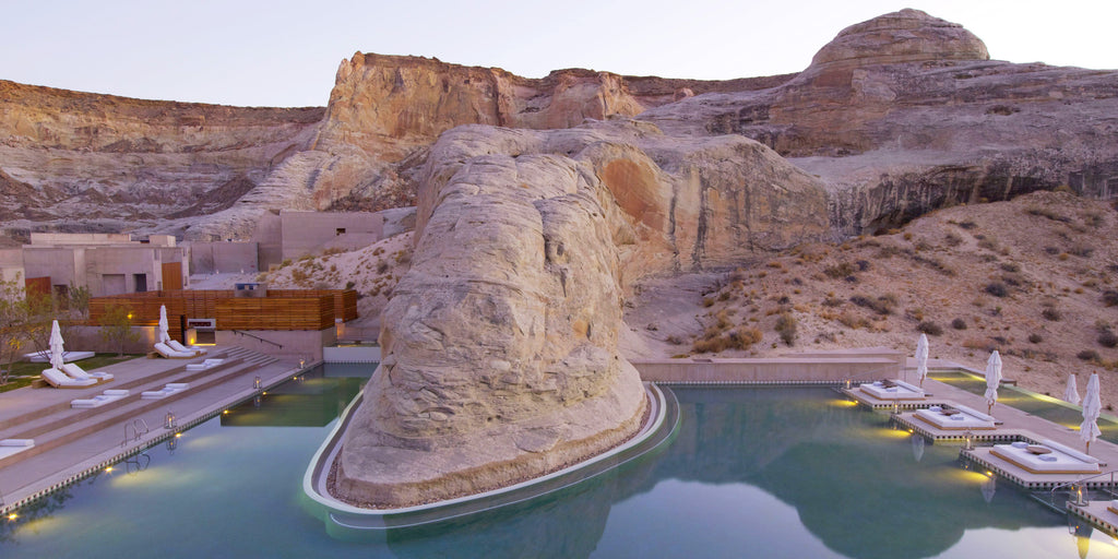 Hotel pool design for Amangiri