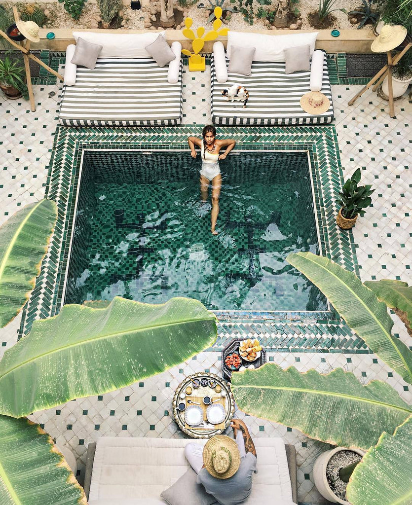  luxurious courtyard pool riad yasmine hotel