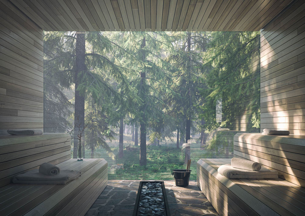 Spa design timber interior