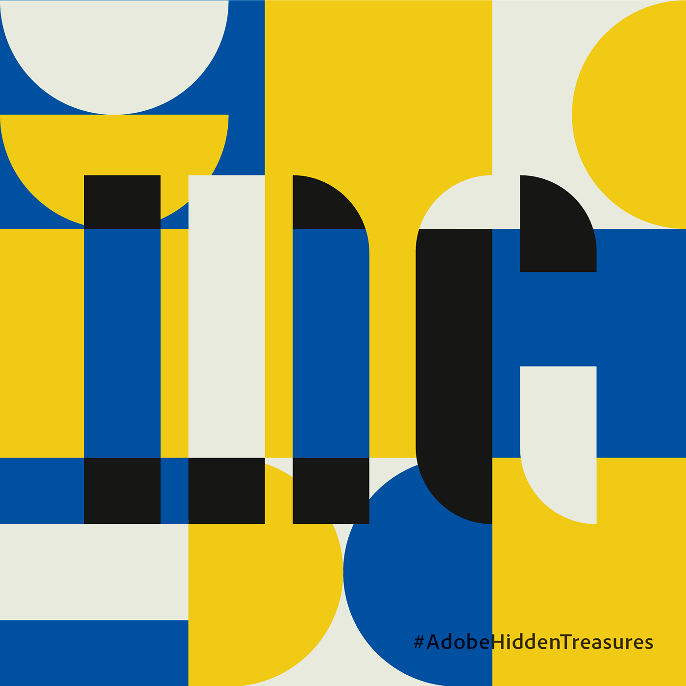 Yellow pattern graphic design typography