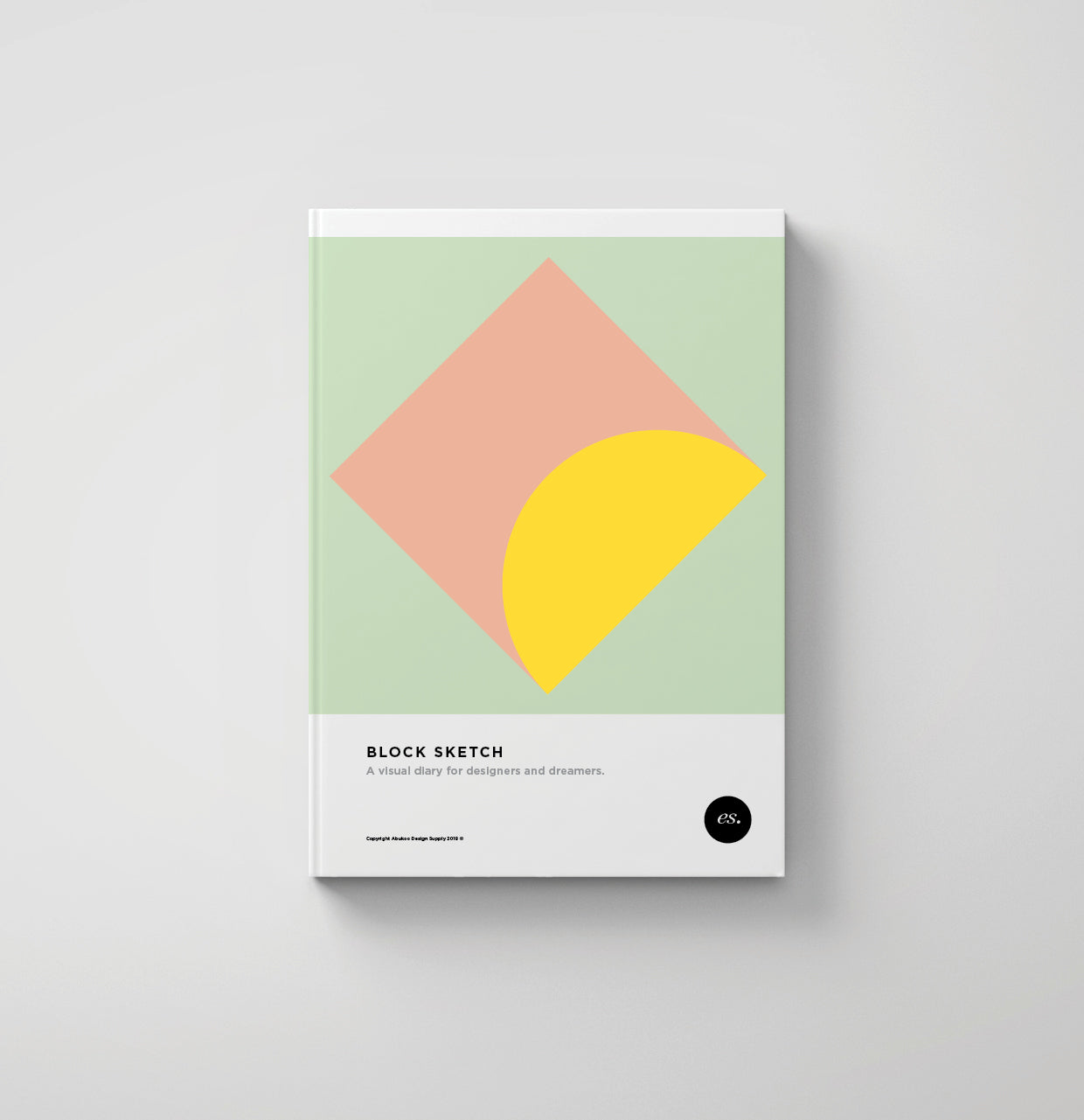 minimal design sketch book design